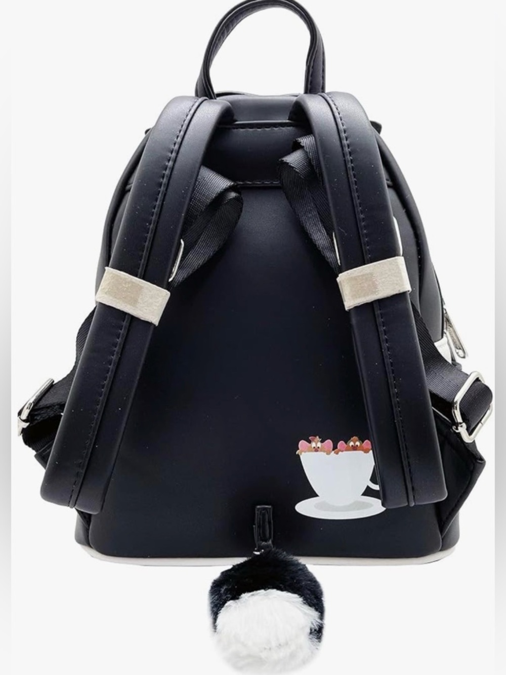 NWT Loungefly LASR X Disney Cinderella Lucifer and Gus Gus mini backpack - Picture 3 of 15